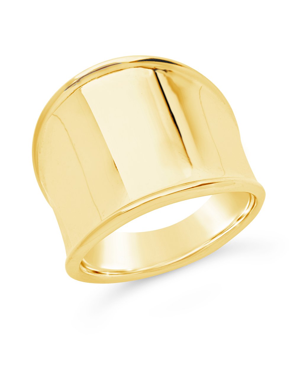 Concave Band Ring – Sterling Forever
