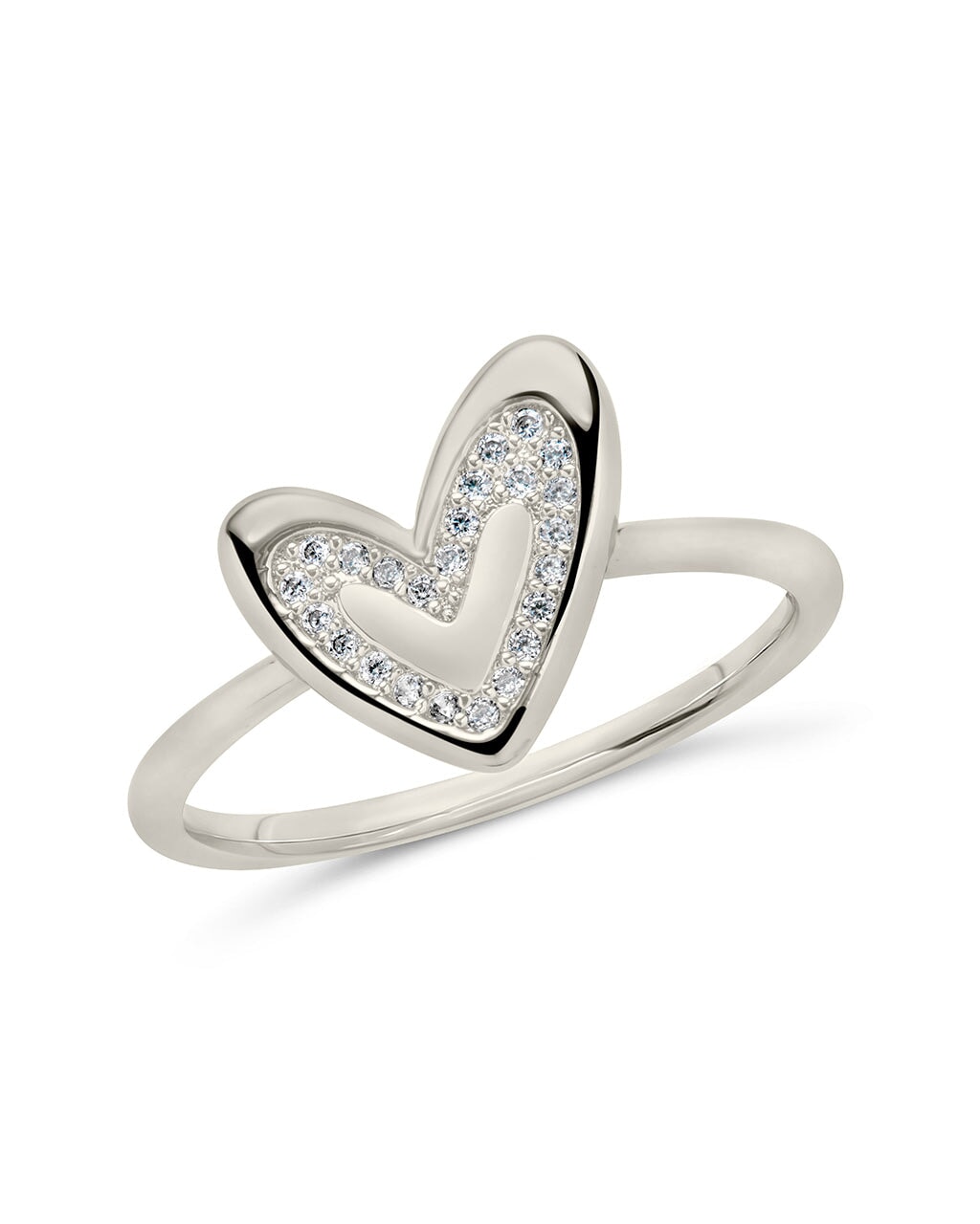 Heart Ring 1/5 ct tw Diamonds Sterling Silver | Jared