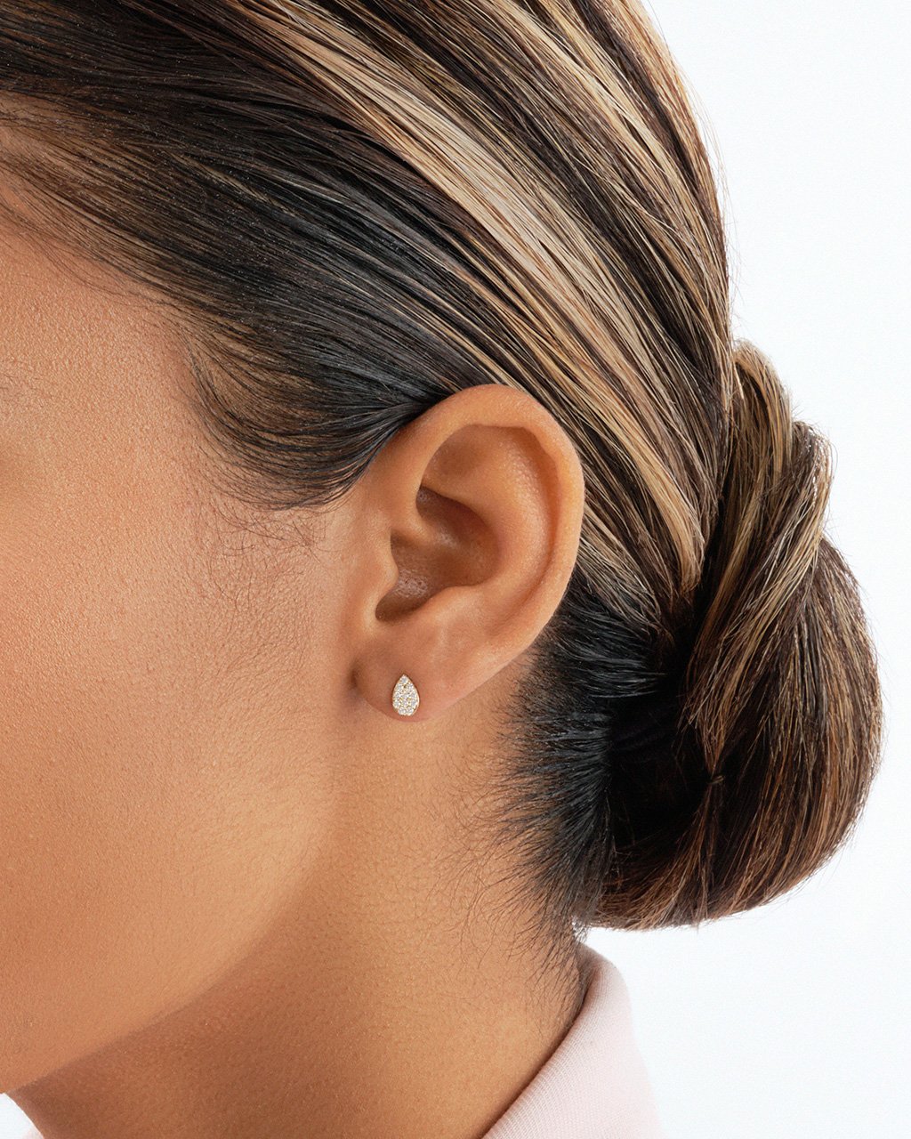 SF Fine 14K 4mm Diamond Stud Earrings in