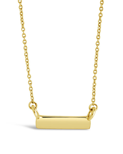 14k Solid Gold Mini Smile Necklace, 14K Gold Mini Bar Necklace, 14K Gold Curved Bar Necklace, 14K hotsell Gold Bar Necklace, Perfect Gift for Her!