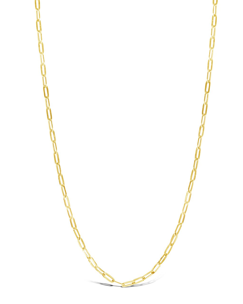 14K Italian Vermeil Gold Paperclip sale Chain