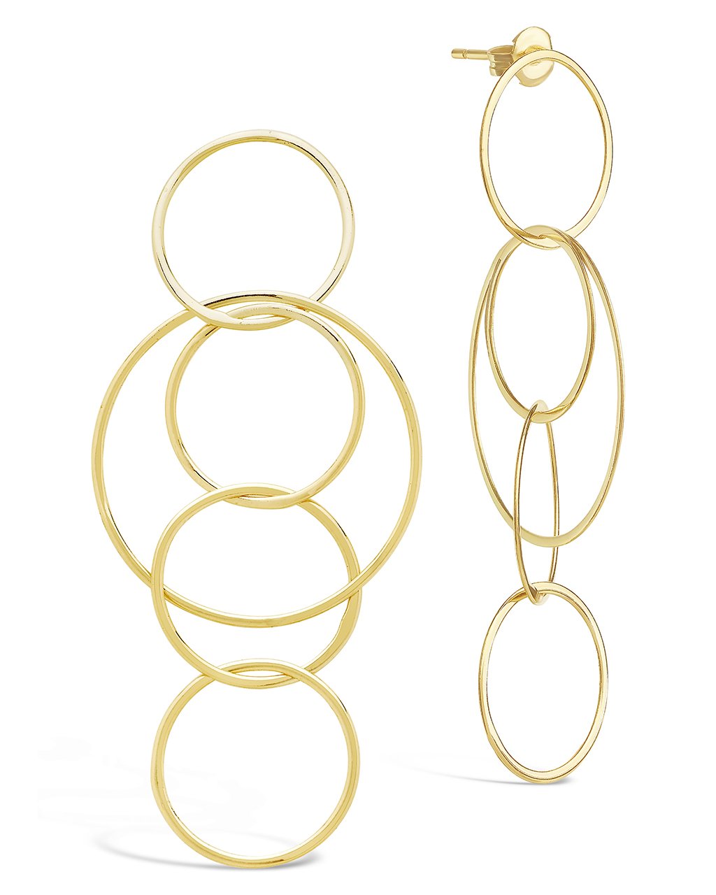 Chunky Gold Hoop Earrings - Gold Bold C-Hoops Mini | Ana Luisa | Online  Jewelry Store At Prices You'll Love