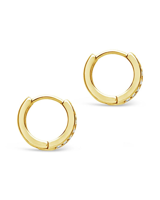 Sterling Forever Thick Hollow Hoops Earrings Earring Silver : One Size