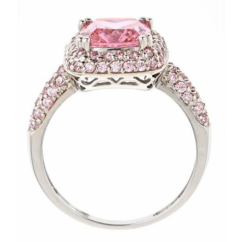 Sterling Silver Pink CZ Legacy Ring – Sterling Forever